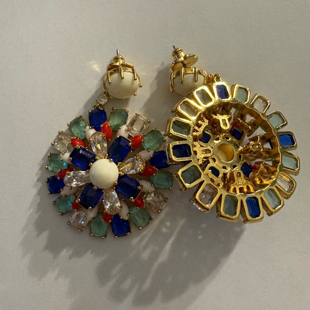 Kate Spade Multicolor Statement Earrings - image 2
